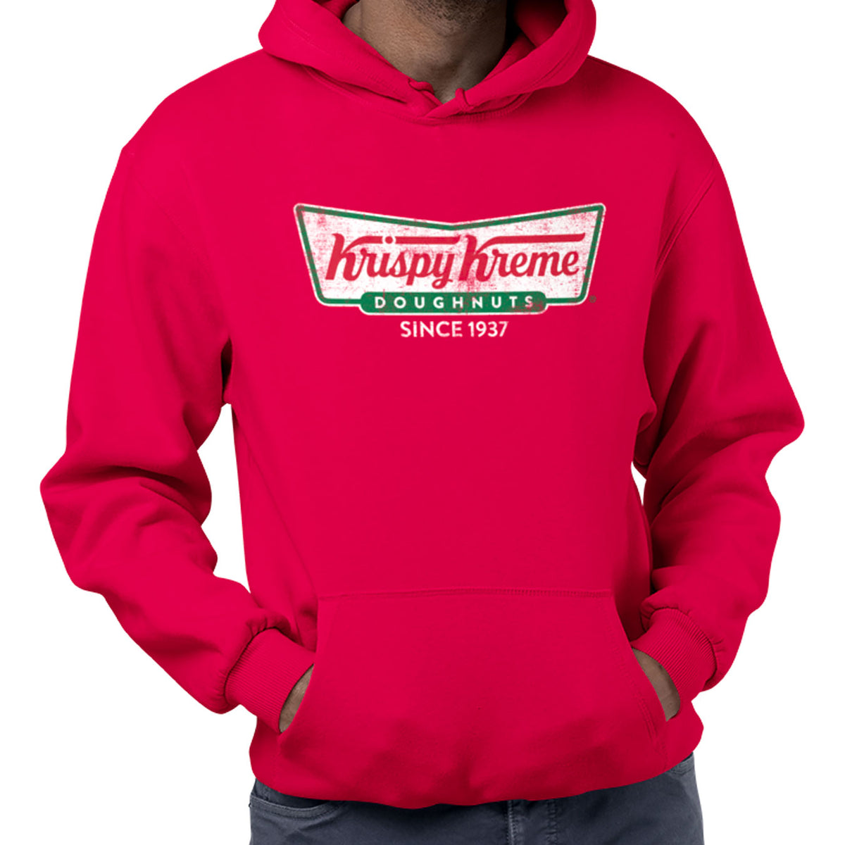 Classic Krispy Kreme Logo Hoodie Sweatshirt