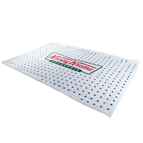 Classic Krispy Kreme Logo Throw Blanket