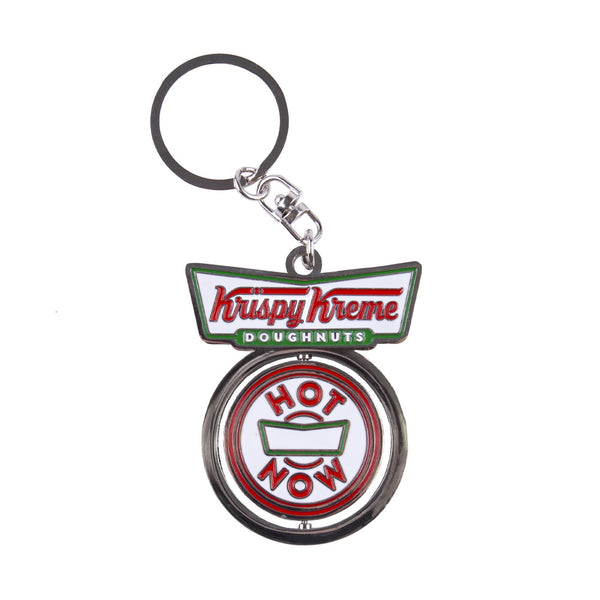 Krispy Kreme Bowtie/Hot Now Spinner Key Chain